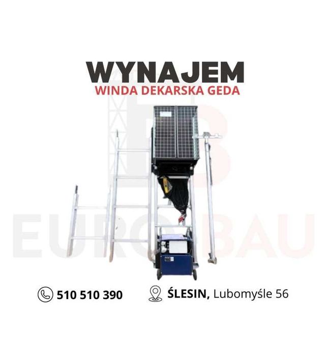 Wynajem rusztowanie szalunek piła przecinarka winda drabina budowlana