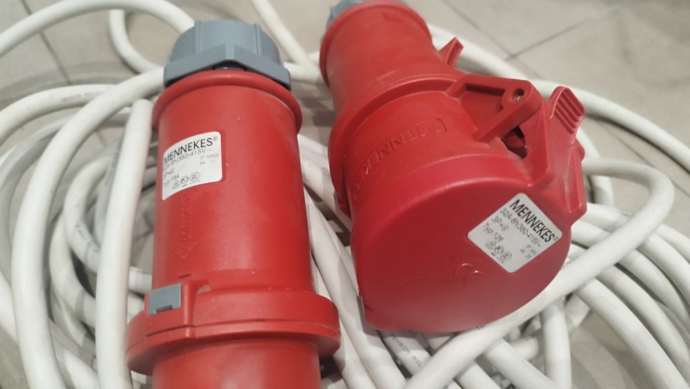 Przedłużacz 400V siłowy 5x4mm2 10mb