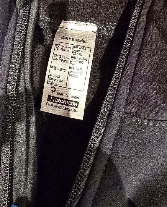 Kurtka softshell chłopięca Quechua Decathlon 151-160 cm 12-13 lat
