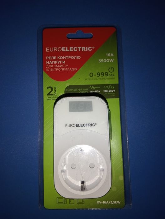 Реле напряжения Реле контролю напруги EUROELECTRIC