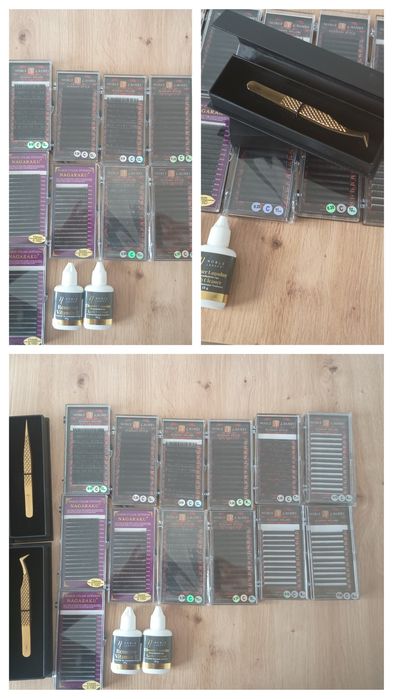 Rzęsy, pęsety,cleaner,Remover,szampon