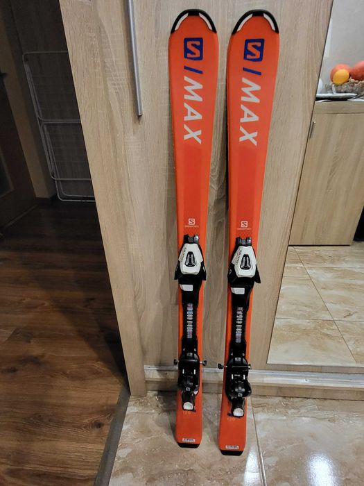 Narty zjazdowe juniorskie Salomon S/Max JR 120 cm.