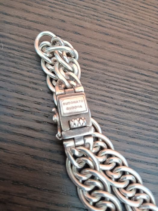 Pulseira prata 925 Buddha to Buddha
