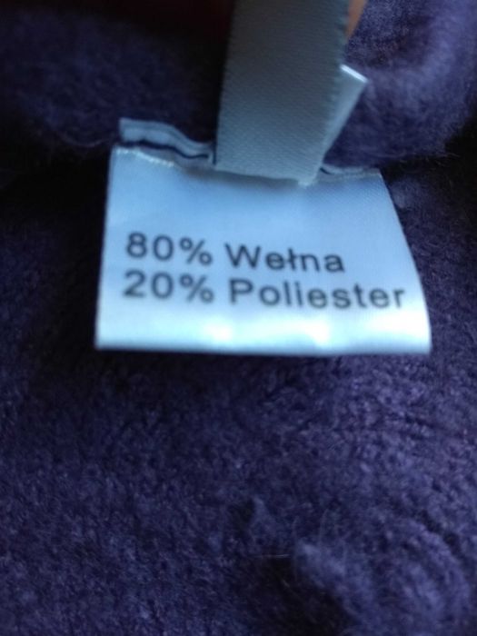 Beret damski - 80% wełna.
