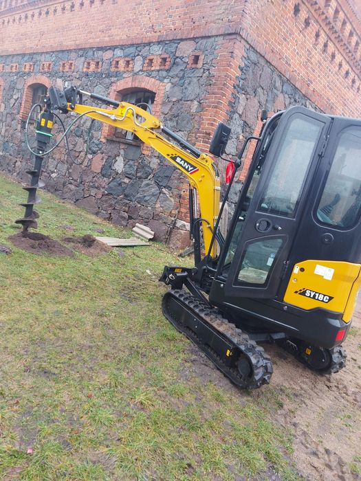 PROMOCJA!!!Wynajem minikoparki na doby usługi