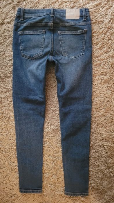 Zara jeansy niebieskie skinny 34