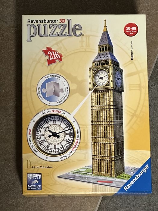 Puzzle 3d Big Ben 216 el 41-44 cm xxl