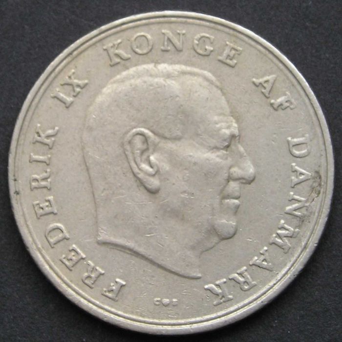 DANIA 1 korona 1964 - król Danii Frederik IX