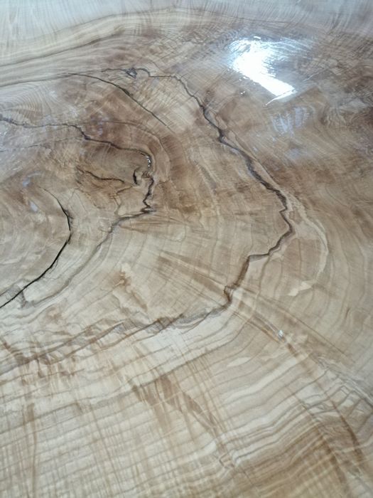 Stół 320x114x7 z jednego kawałka drewna stół monolit dąb jesion