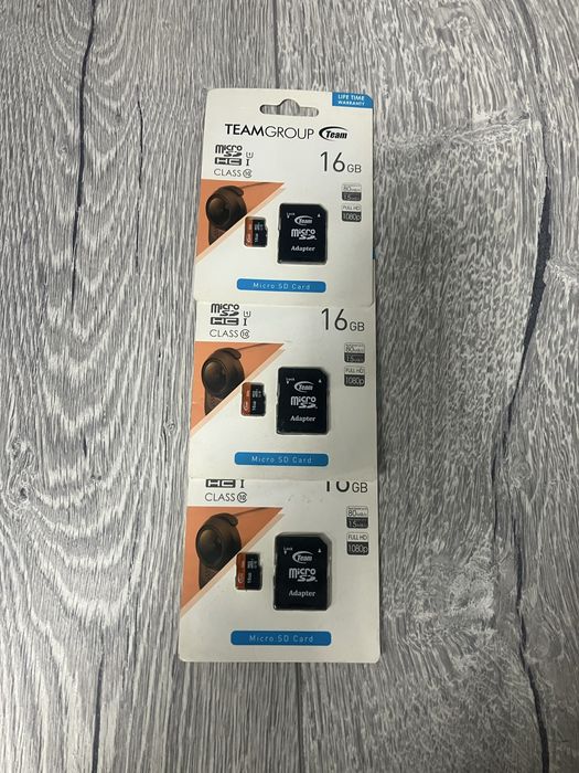 Карта памяти Team 16GB micro SDHC (UHS-1) class10 + SD Adapter