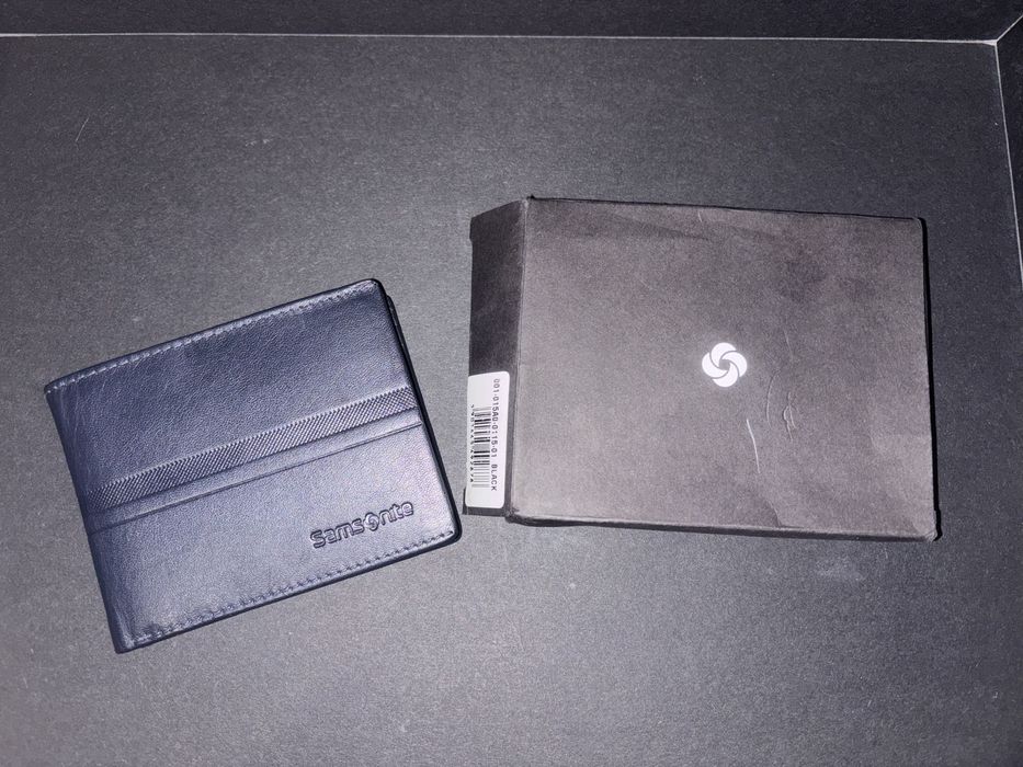 Nowy Portfel Samsonite Granatowy