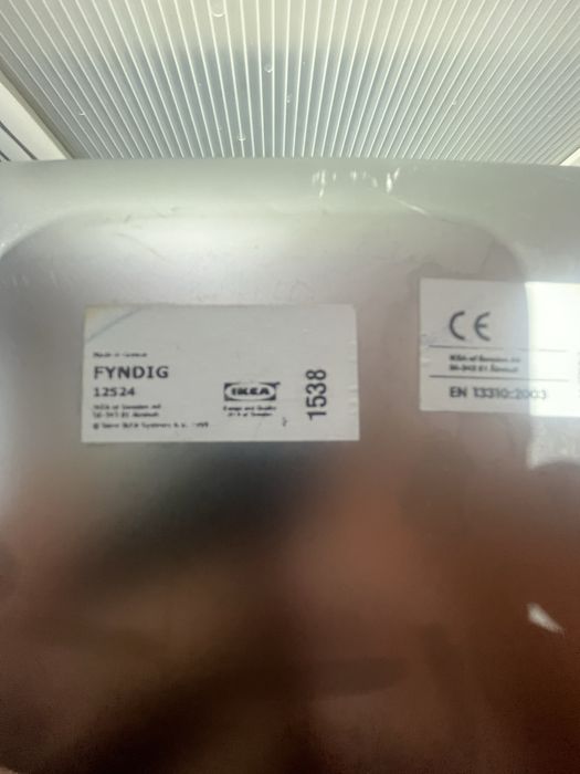 Zlew Ikea FYNDIG z syfonem