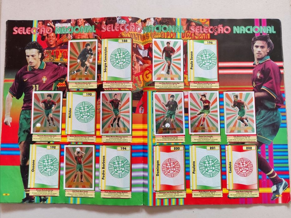 Caderneta de Cromos - Futebol 98/99 (163 Cromos)