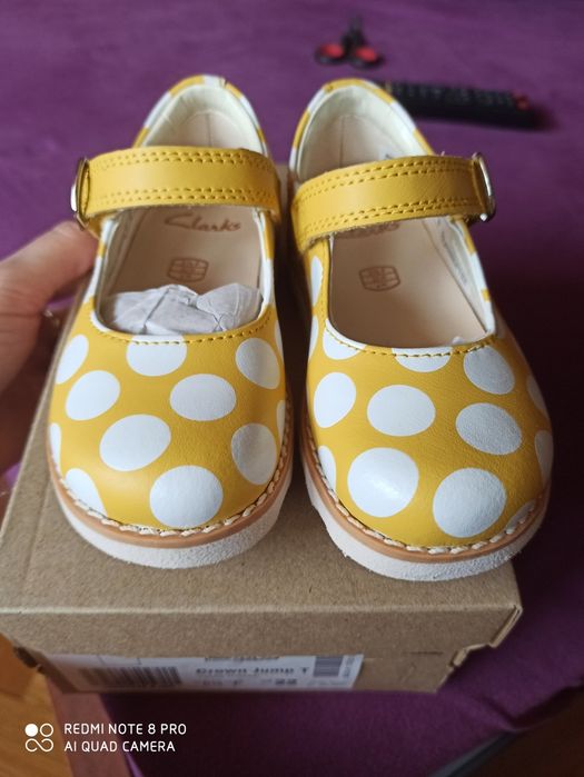 NOWE Buty baleriny  CLARKS  Emel  22