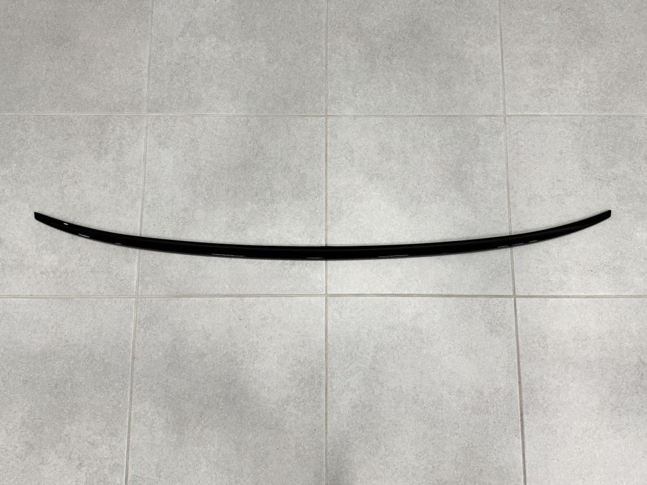 Спойлер ліп багажника Audi A6 С7 2011-2017 ABS, чорний глянець