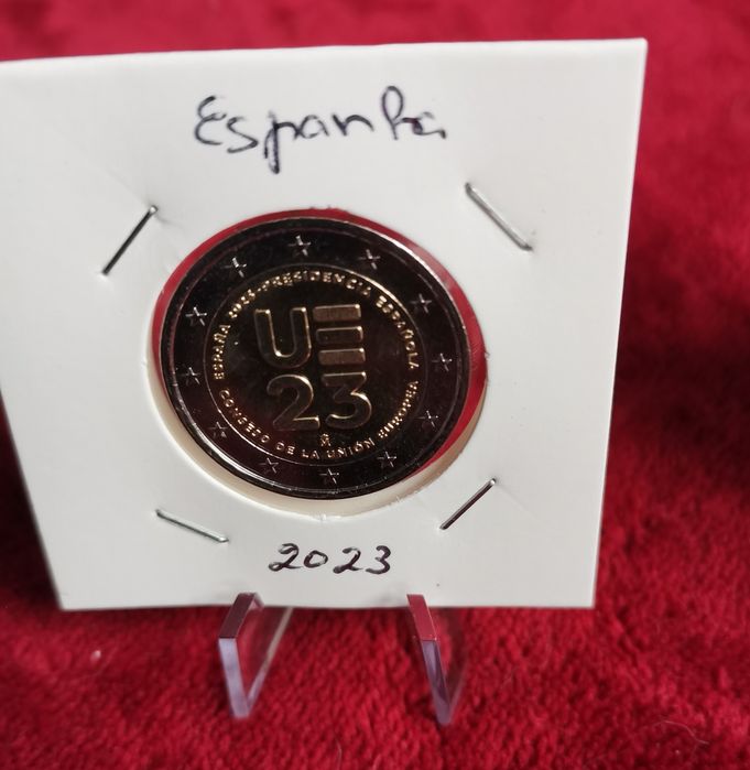 Moeda comemorativa de 2€ - Espanha 2023 - "Presidência do Conselho UE"