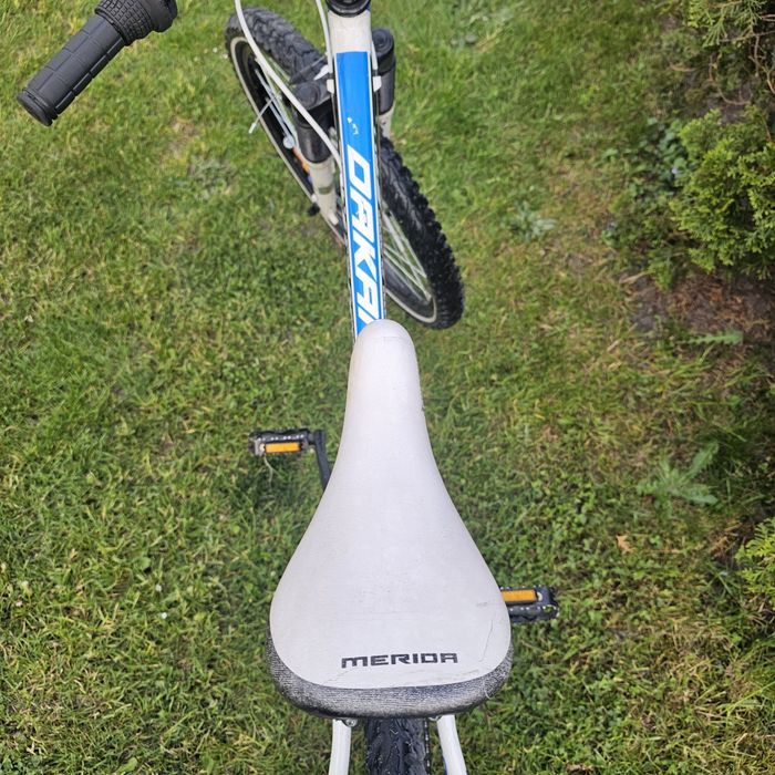 Rower dziecięcy biało-niebieski