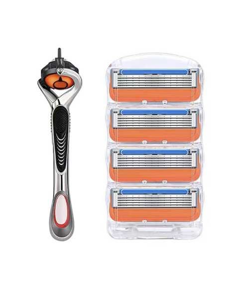 Сменные кассеты (картридж) Gillette Fusion5 для бритья (4шт набор)