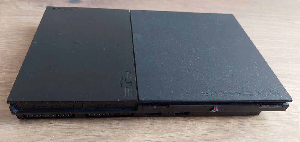 Zestaw konsola do gier Sony PlayStation 2 Charcoal Black, 2 pady, 7 gier