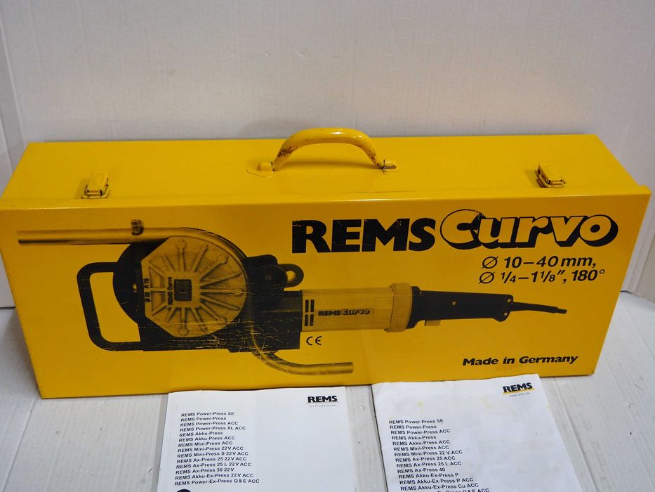 Pusta walizka do REMS CURVO gietarka do rur Jak nowa skrzynka