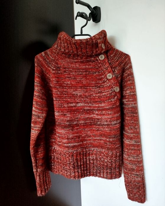 Sweter damski golf rozpinany M True Vintage Nowy