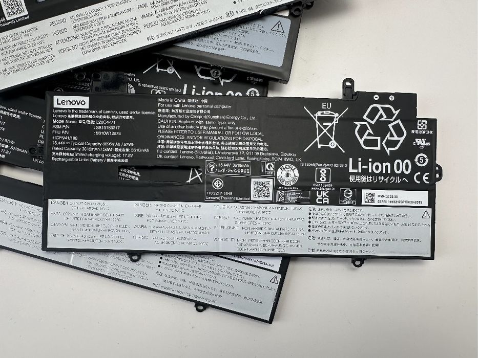 Батарея АКБ Lenovo X1 Carbon 9th X1 Yoga 6th 15.44V 57Wh
АКБ