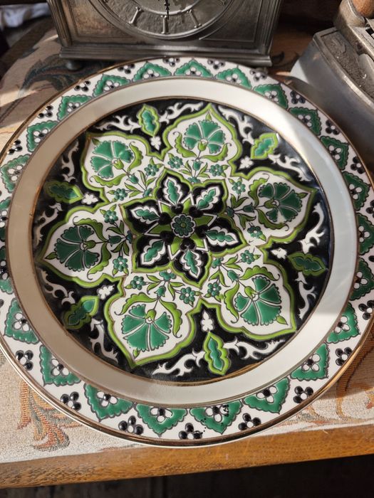 Talerz ceramiczny z Rodos w Grecji ręcznie robiony