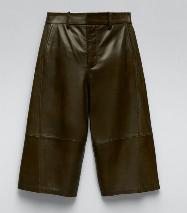 Шкіряні шорти, бермуди zara