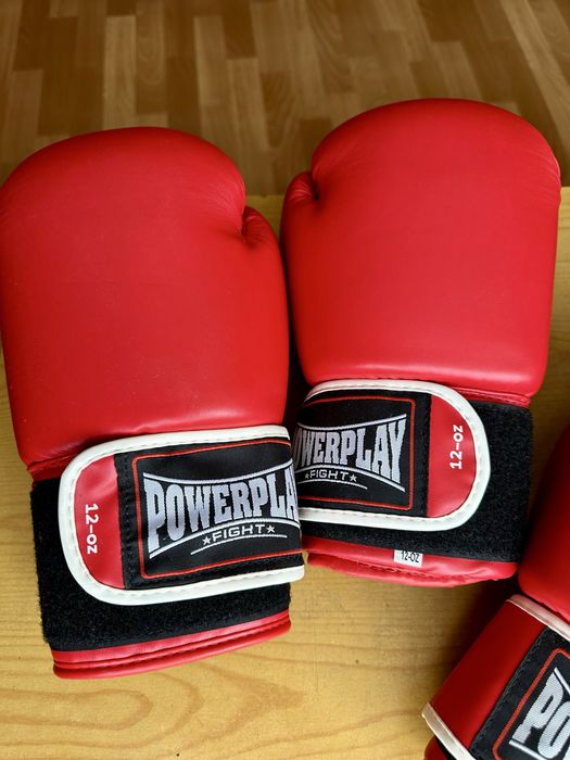 Боксерскі рукавиці та лапи PowerPlay 12 унцій