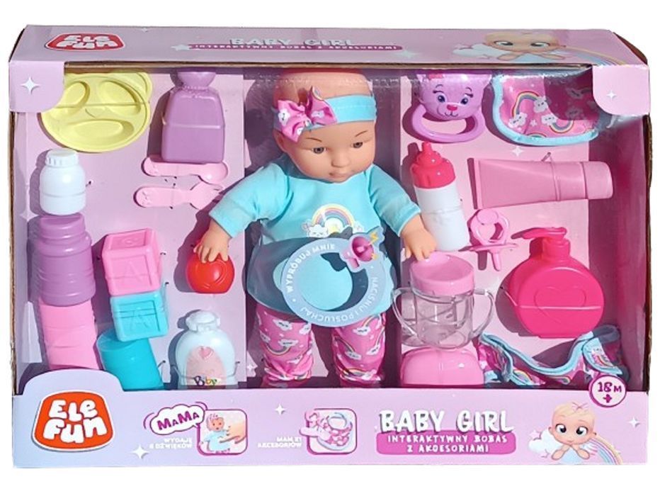 Interaktywna lalka - Bobas akcesoriami