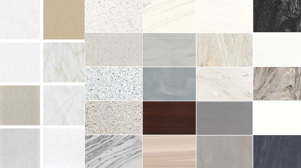 Tampos de bancada cozinha e banho em Corian, Hanex (Solid Surface)