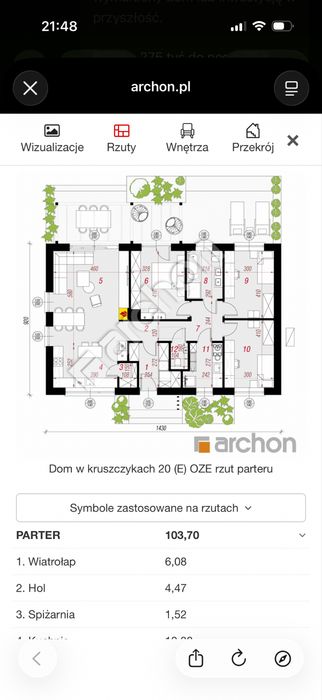 Pozwolenie na budowę | Projekt domu w cenie | Powidz, ul. Chmielna - Widok 2