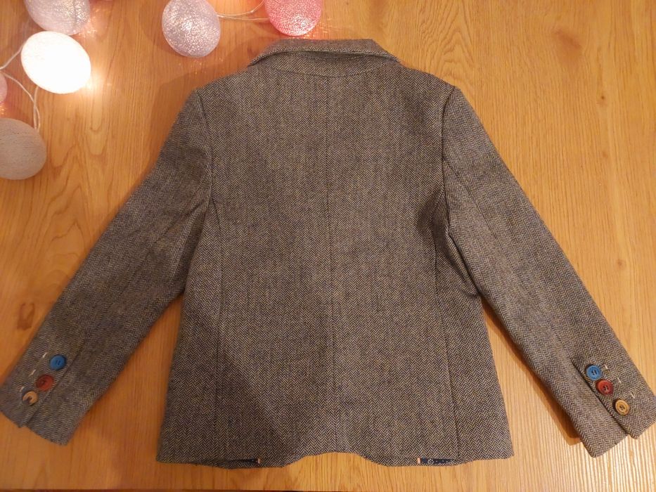 Śliczna gruba marynarka dziewczęca Zara Girls na 110