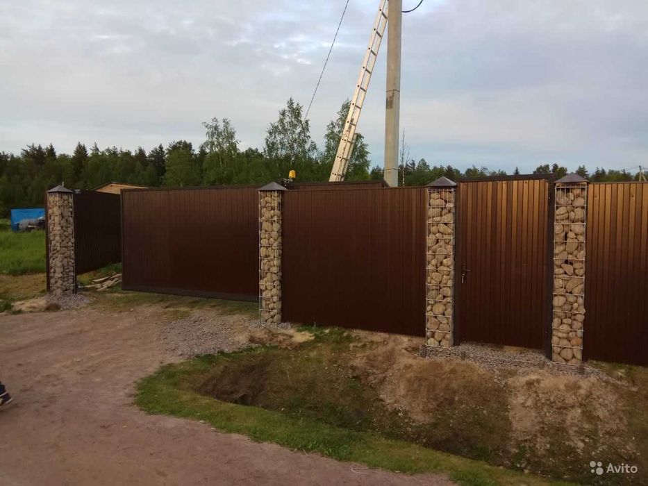 Заборы, ворота, калитки, навесы, вольеры, беседка, сварочные работы