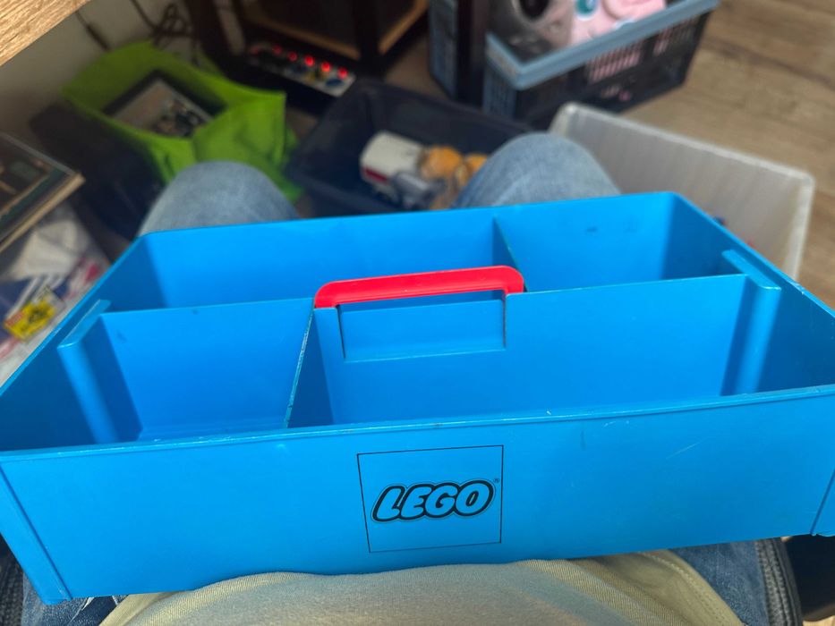 Skrzynka Lego Lata 60 - 70 Te Niebieska