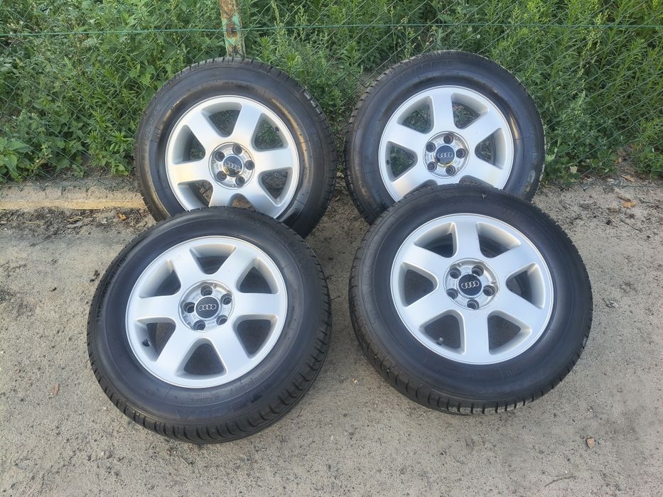 Koła 5x100 stan bardzo dobry, bardzo dużo bieżnika (Audi, Volkswagen, Seat, Skoda)