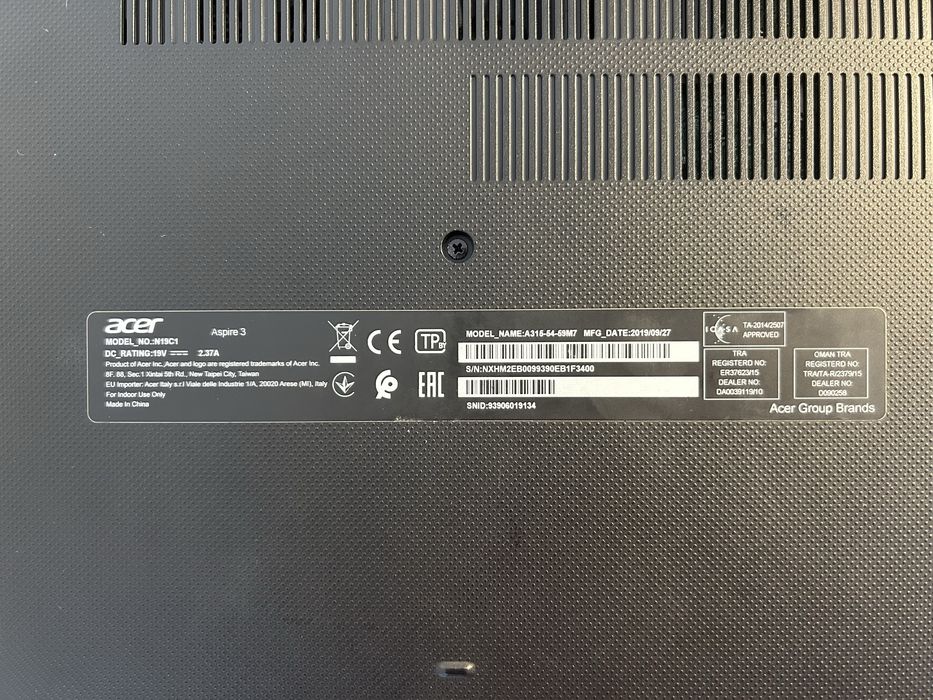 Acer Aspire 3 i5 10ª Gen | 8GB RAM | SSD | Bom estado
