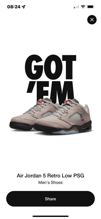 Air Jordan 5 Retro Low PSG Paris Saint German