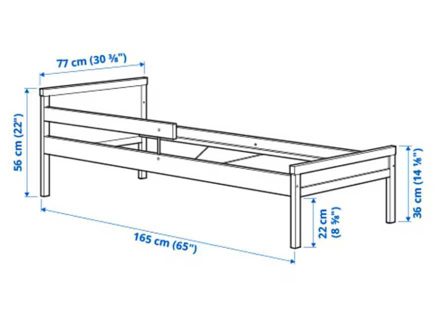 Vendo secretaria e cama infantil novos.