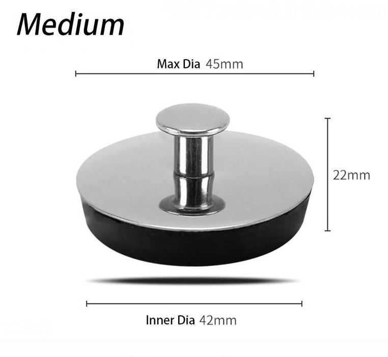 NOVO Tampão para Ralo para Banheira Lavatório Pia 43mm
