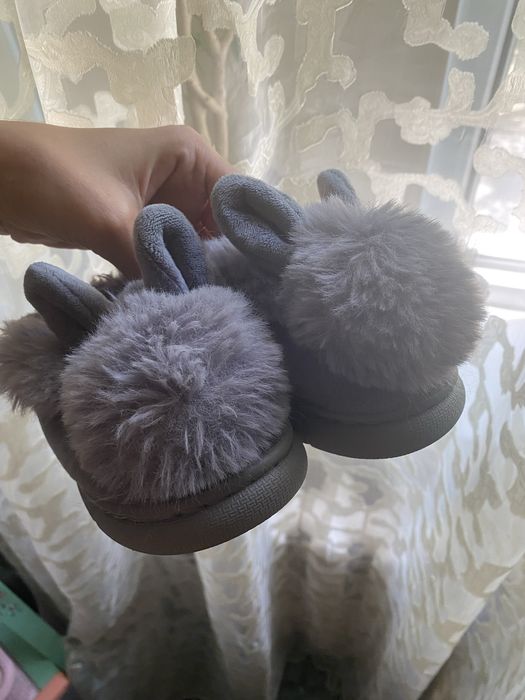 Капці зайчики 14см