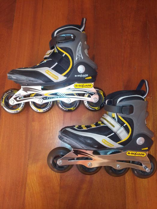 Patins em linha e EPI