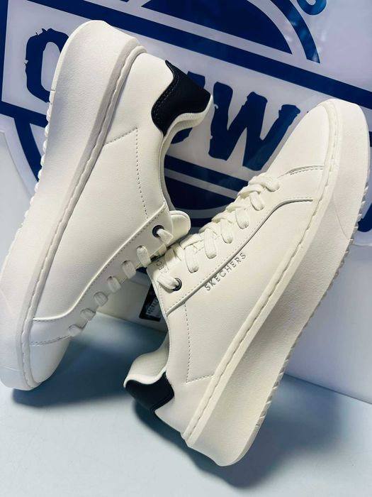 Skechers Court Break sneaker 183175/WHT  męskie obuwie białe  45