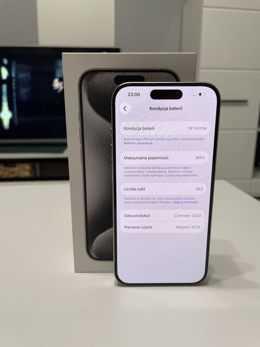 iPhone 15 Pro 128GB White Titanium