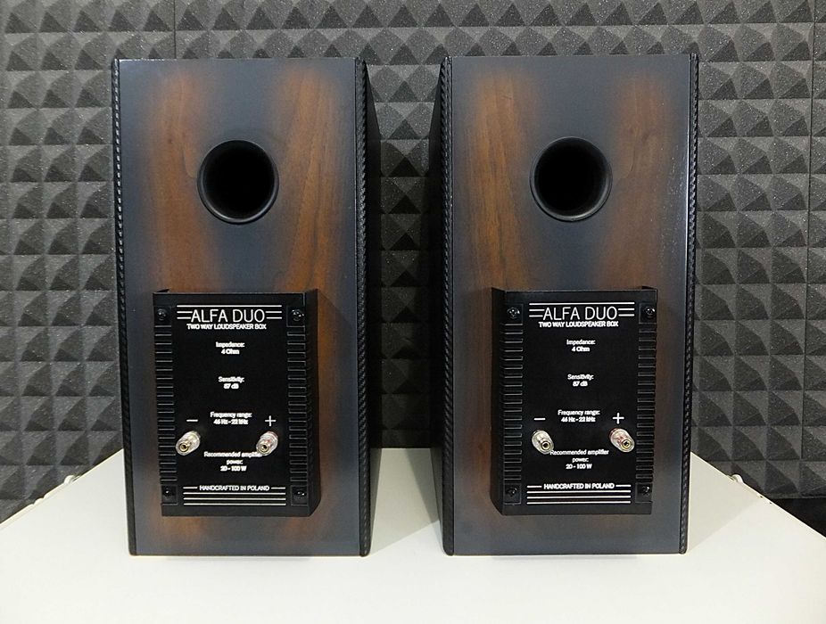 Znakomite kolumny głośnikowe monitory ALFA DUO / Vifa, Fountek