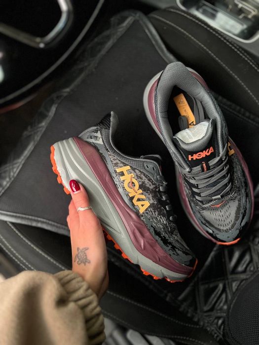 ЕКСКЛЮЗИВ! Hoka Stinson 7 Bordo 40 41 42 43 44 хока стінсон бордо бордові сірі