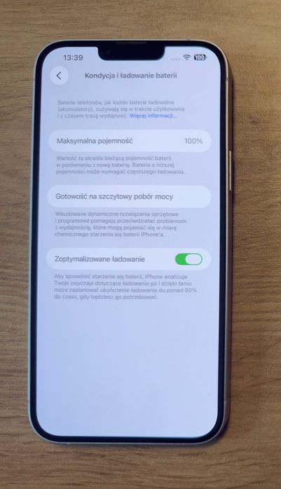 Stan idealny! Bateria 100%! Komplet! iPhone 14 Plus Purple