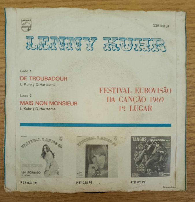 Disco vinil Lenny Kuhr - De Troubadour
