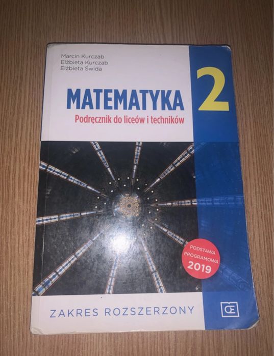 Podręcznik matematyka 2 rozszerzenie Pazdro