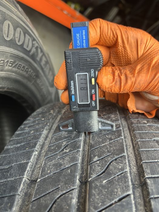 Opony goodyear 215/65r16c  8mm+ bus t5 t6 t7 r.2025